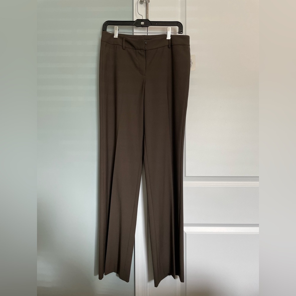 NWT brown Theory dress work pants size 6! Retails $195!